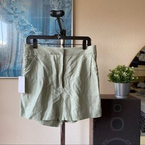 Aritzia wilfred linen shorts